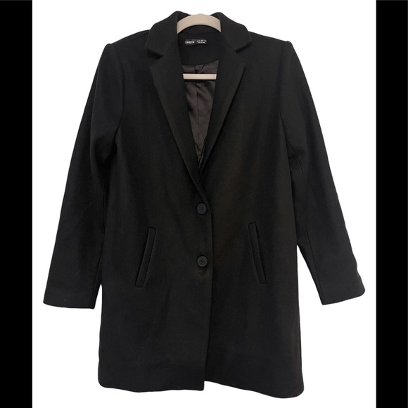 Notched Collar Classic Coat - Picture 14 of 15